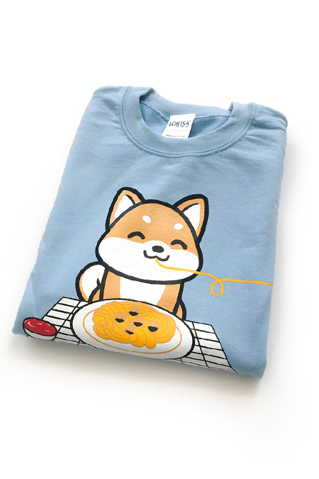 Shiba Inu Pasta Date Sweatshirt - Boy Shiba