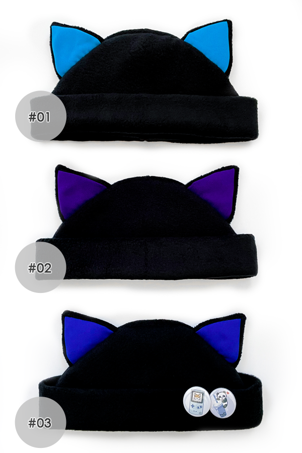Cat Kitty Basic II Color Fleece Hat