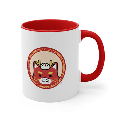 Bow for the Bao Red Dragon Mug - Red