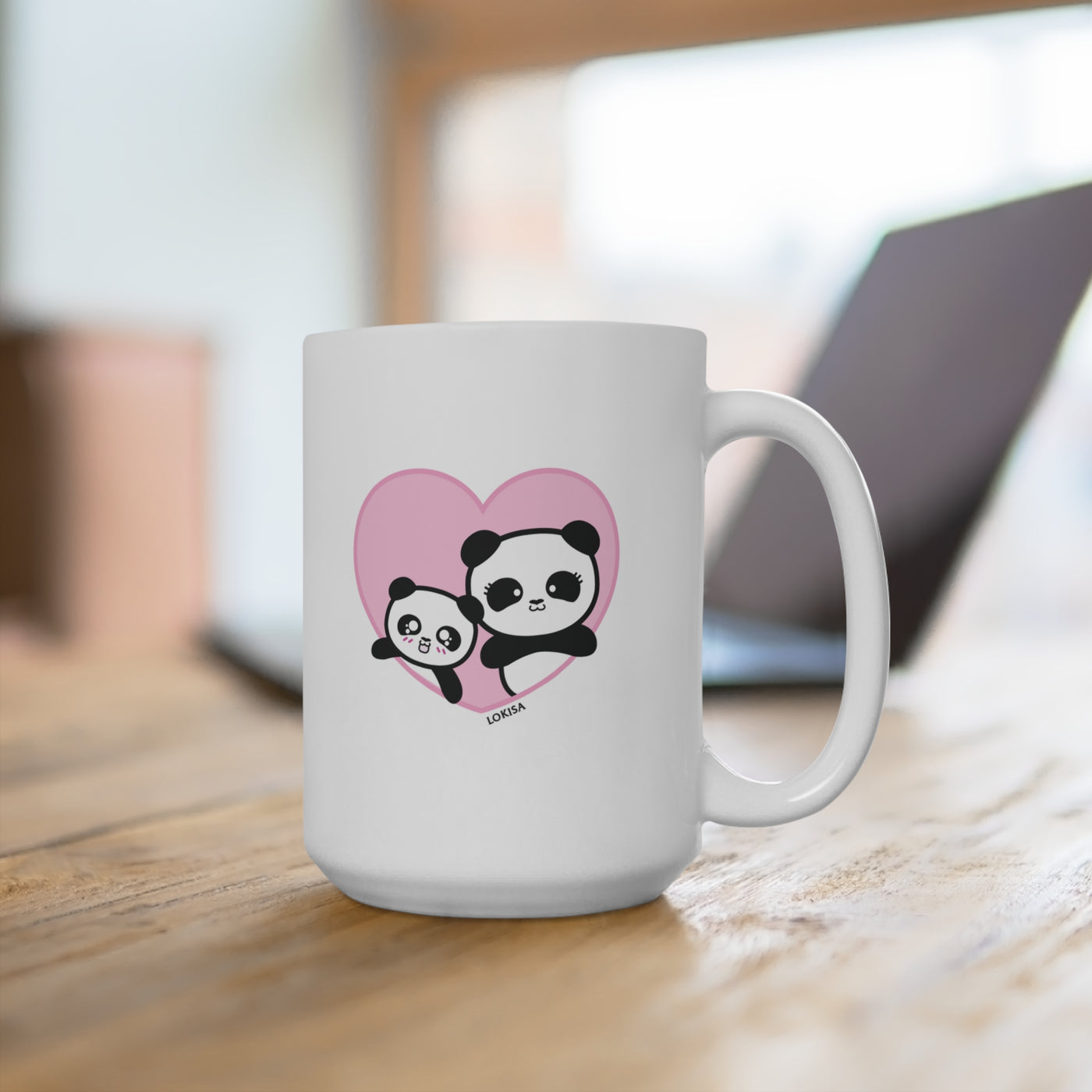 Best Mom forever Panda Mug (1x Cub) 15oz