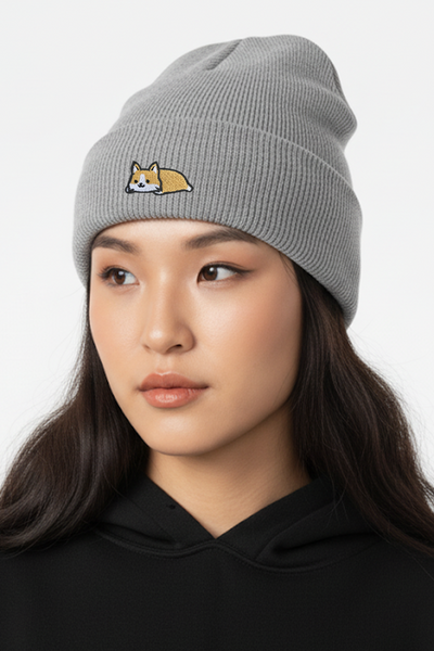 Echo Icon Cuffed Beanie - Corgi