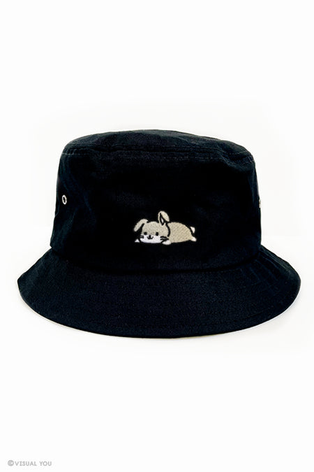 Echo Icon Embroidery Bucket Hat - Rabbit