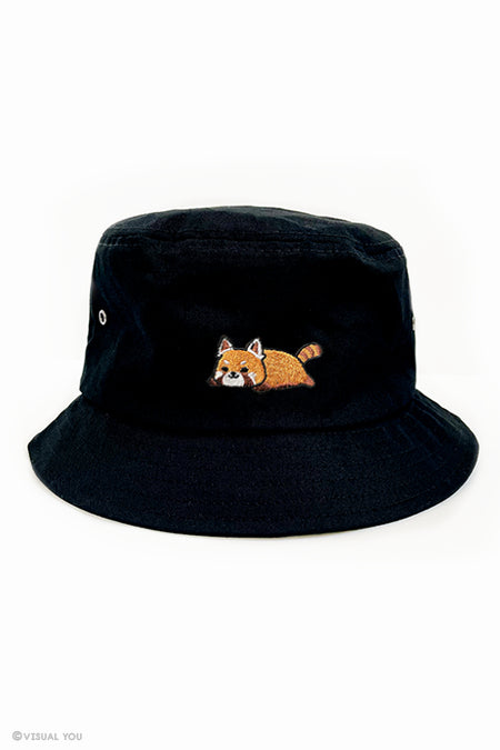Echo Icon Embroidery Bucket Hat - Red Panda