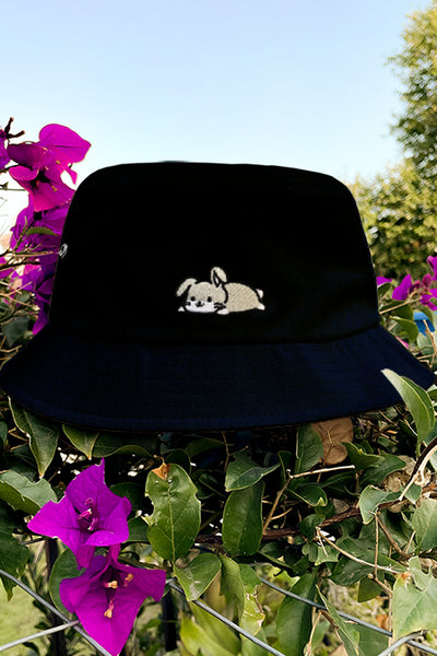 Echo Icon Embroidery Bucket Hat - Rabbit