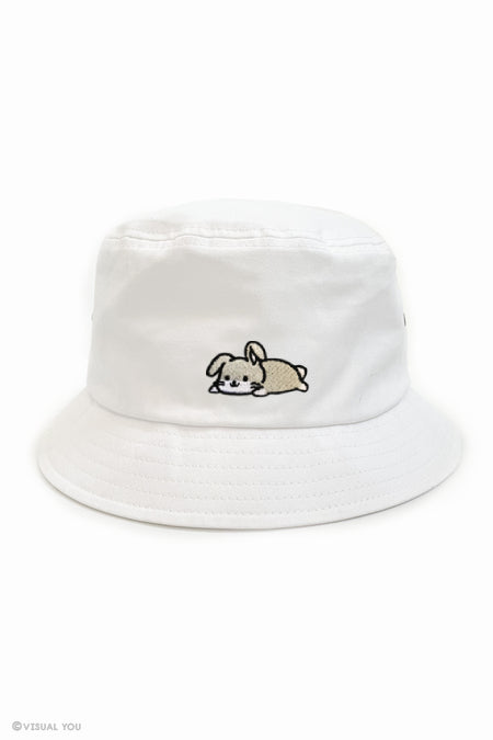 Echo Icon Embroidery Bucket Hat - Rabbit
