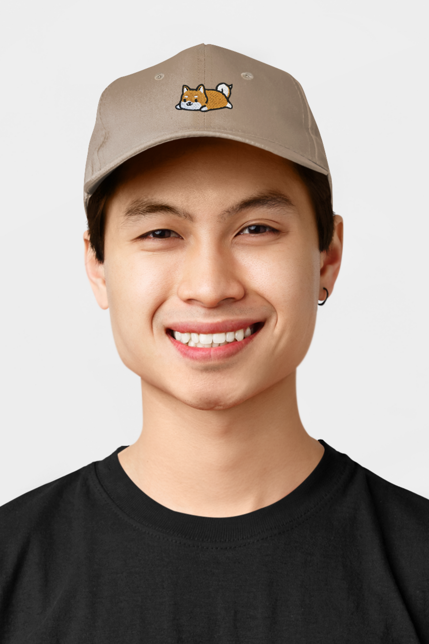 Relaxing Shiba Inu Dad Cap