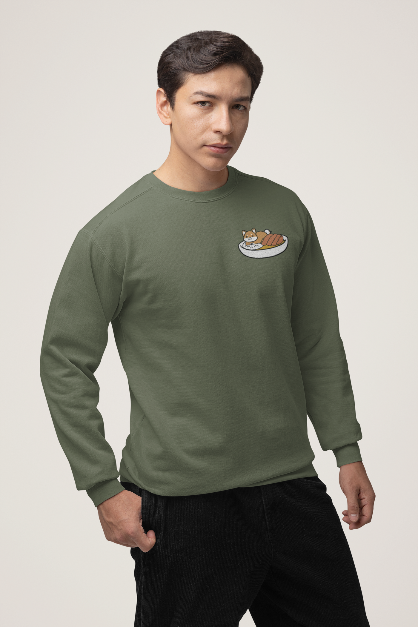 Shiba Curry Embroidered Sweatshirt