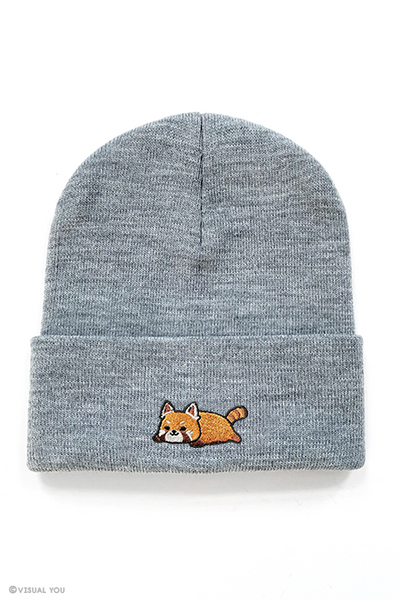 Relaxing Red Panda Cuffed Beanie