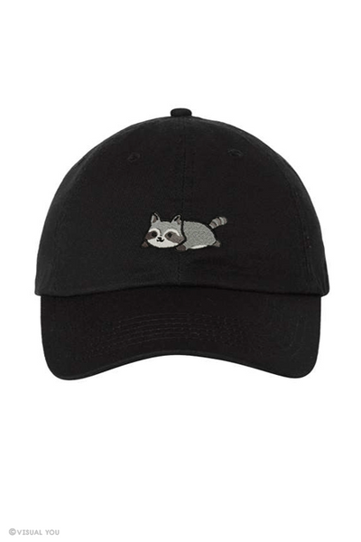 Relaxing Raccoon Dad Cap