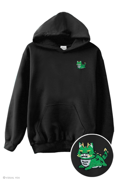 Chubby Tubby Jade Dragon Embroidered Hoodie