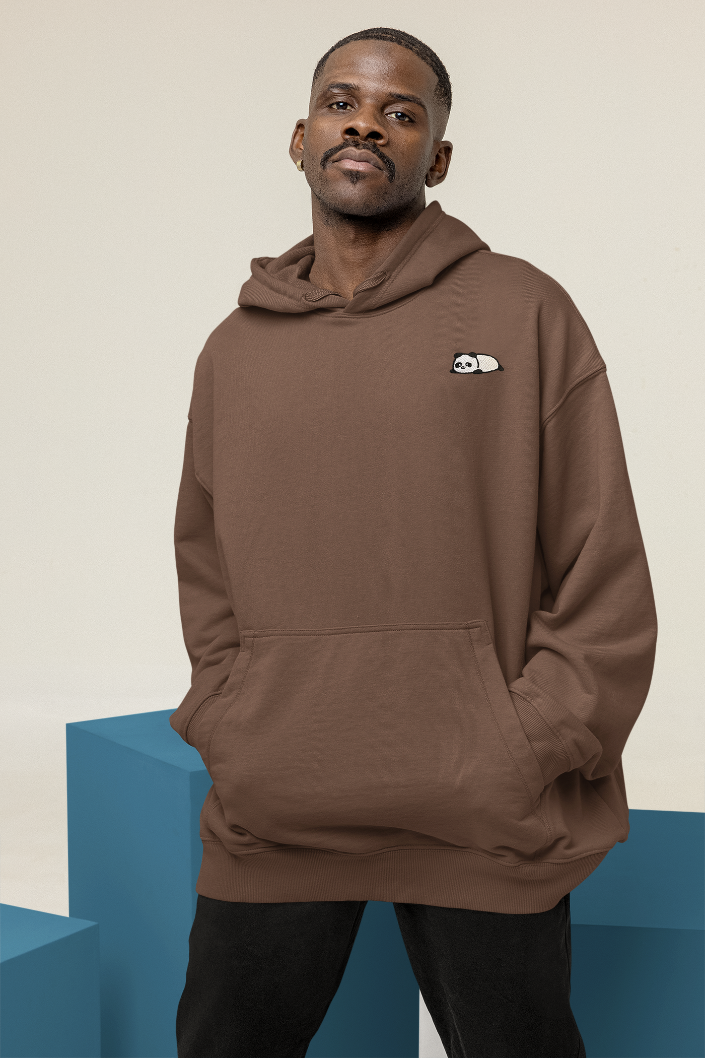 Legacy Icon Embroidery Hoodie - Panda