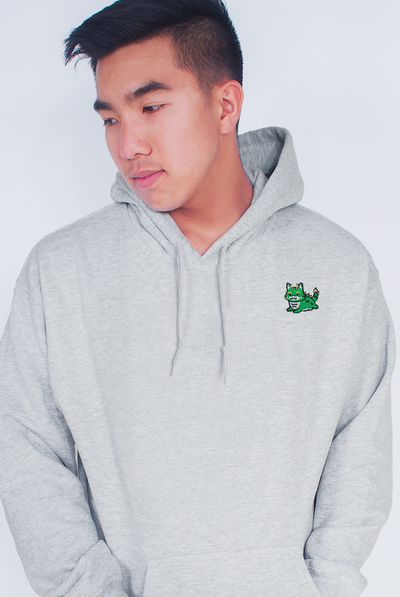 Chubby Tubby Jade Dragon Embroidered Hoodie