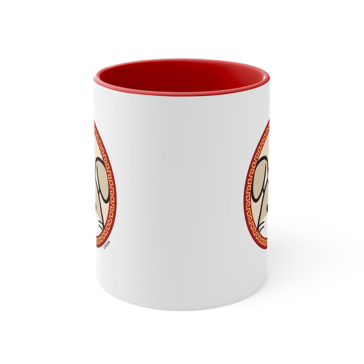 Bow for the Bao Rabbit Mug - Red