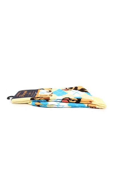 Men's Fun German Shepherd Dog Crew Socks