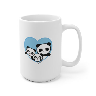 Best Dad forever Panda Mug (2x Cubs)
