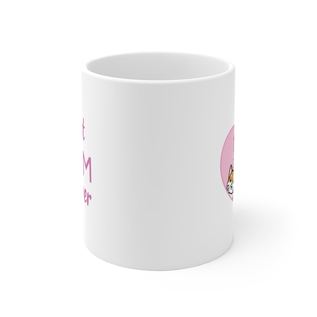 Best Mom forever Red Shiba Inu Mug (4x Puppies)