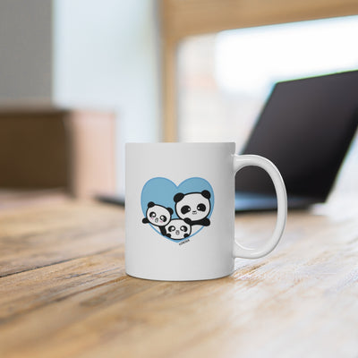 Best Dad forever Panda Mug (2x Cubs)