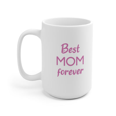 Best Mom forever Tan Corgi Mug (2x Puppies)