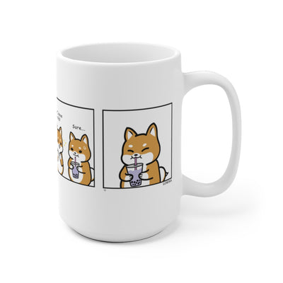 Shiba Inu Buddies Boba Comic Mug