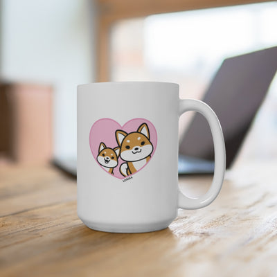 Best Mom forever Red Shiba Inu Mug (1x Puppy)