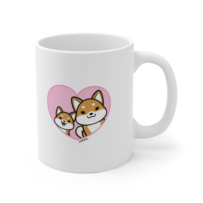 Best Mom forever Red Shiba Inu Mug (1x Puppy)