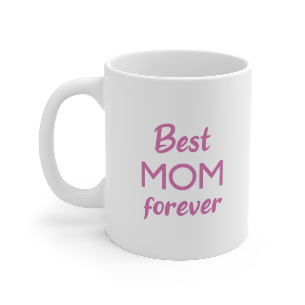 Best Mom forever Tan Corgi Mug (4x Puppies)