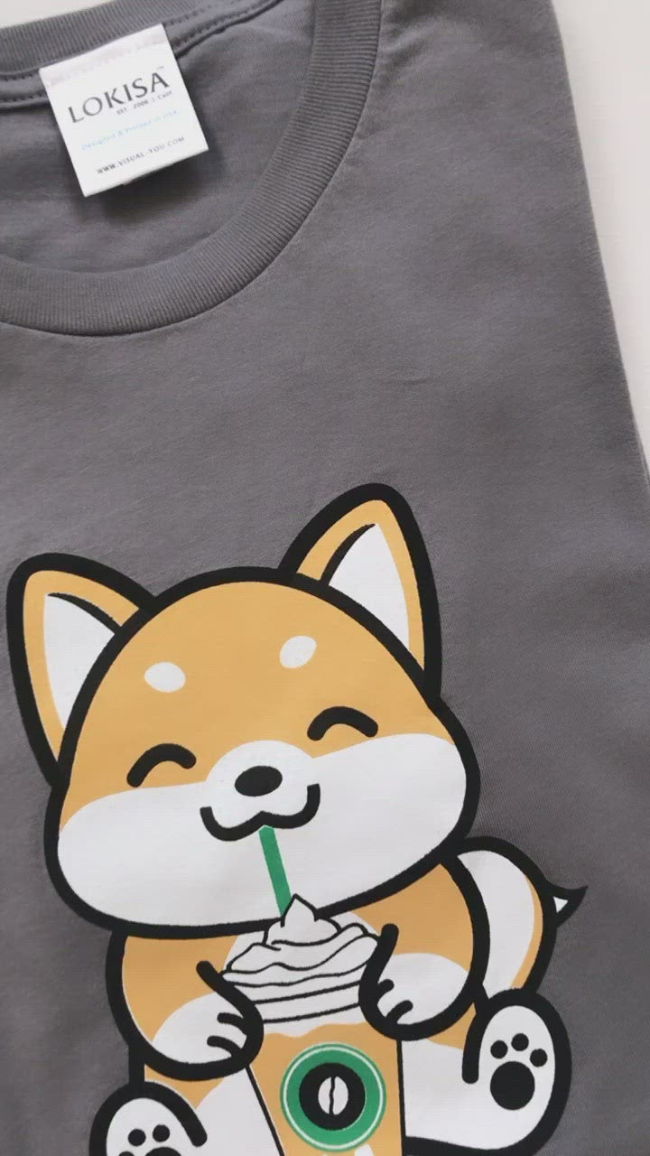 Coffee Frappe Shiba Inu T-Shirt