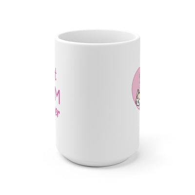 Best Mom forever White Shiba Inu Mug (3x Puppies)