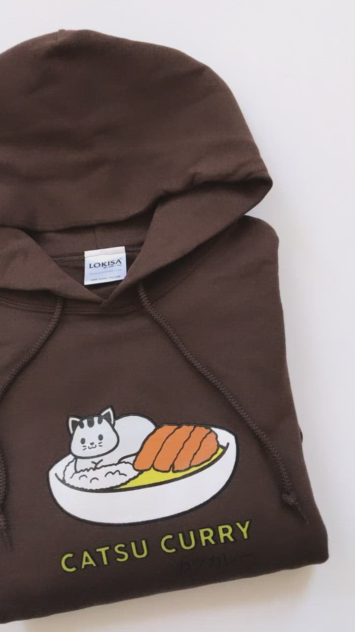 Catsu Curry Kitty Cat Hoodie