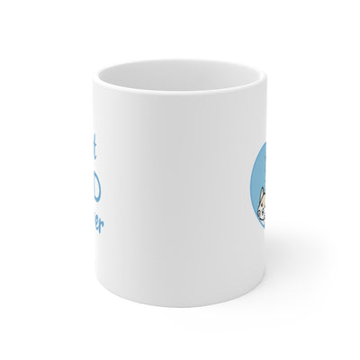Best Dad forever White Shiba Inu Mug (4x Puppies)