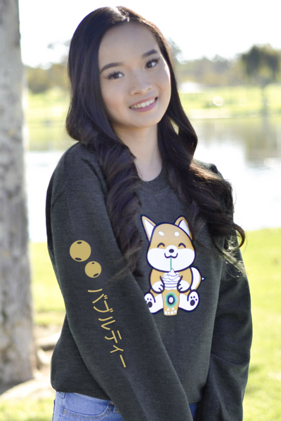 Boba x Coffee Shiba Inu Sweatshirt