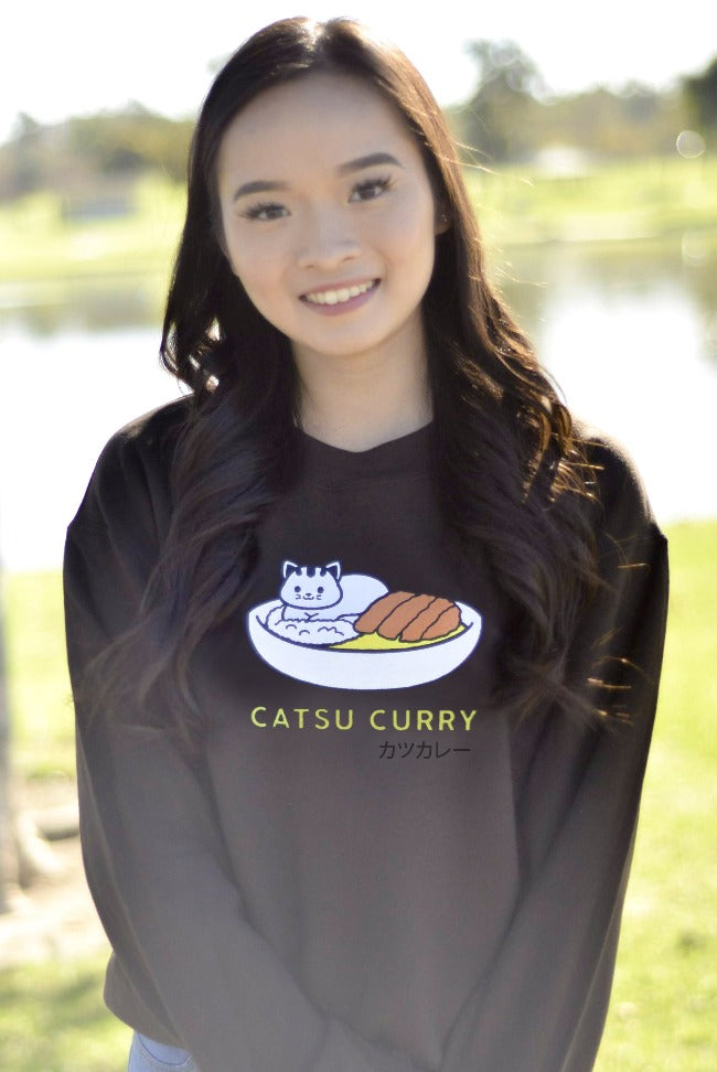 Catsu Curry Kitty Cat Sweatshirt