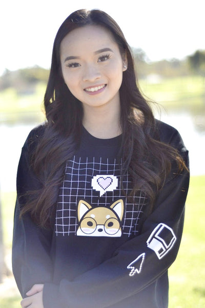 Cyber Love Shiba Inu Sweatshirt