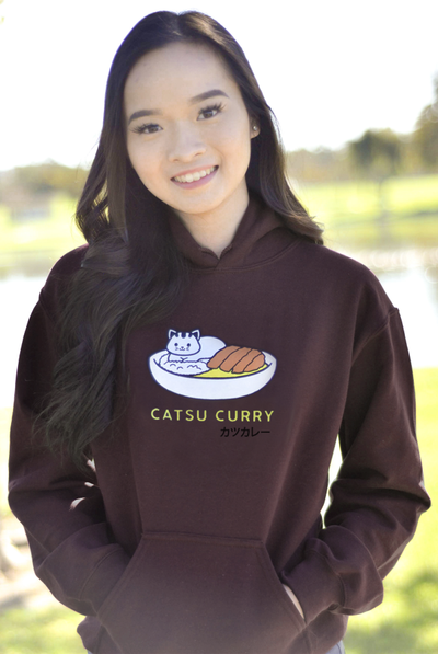 Catsu Curry Kitty Cat Hoodie