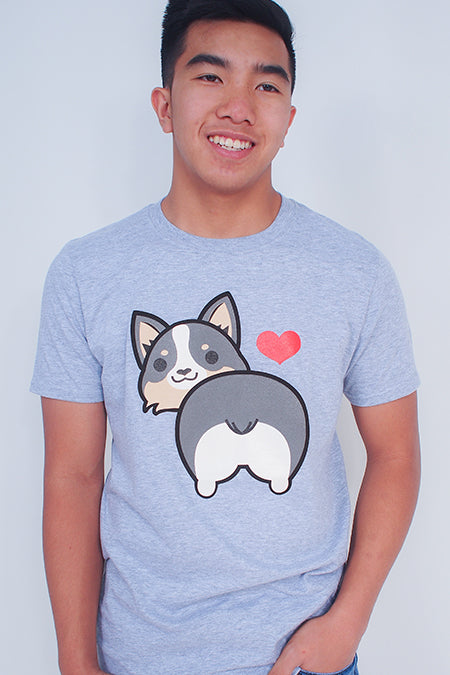 I love Tri-Corgi Butt T-Shirt