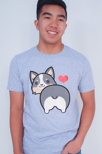 I love Tri-Corgi Butt T-Shirt