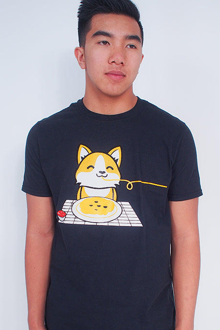 Corgi Pasta Date T-Shirt - Boy Corgi