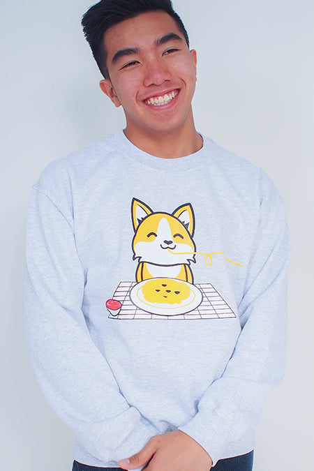 Corgi Pasta Date Sweatshirt - Boy Corgi