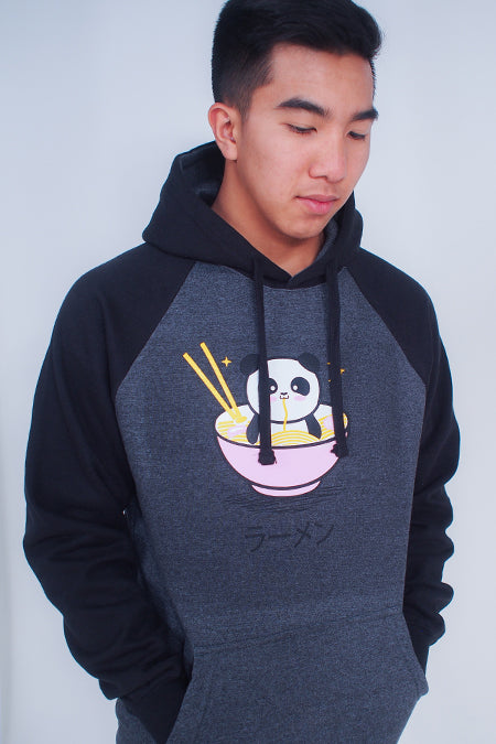 Panda Ramen Bowl Hoodie - Pink bowl