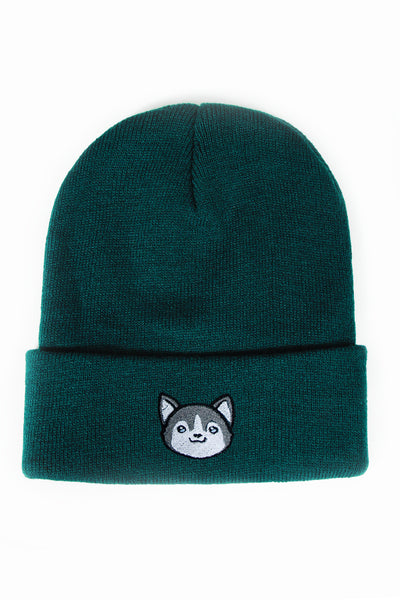 Husky Head Cuffed Beanie