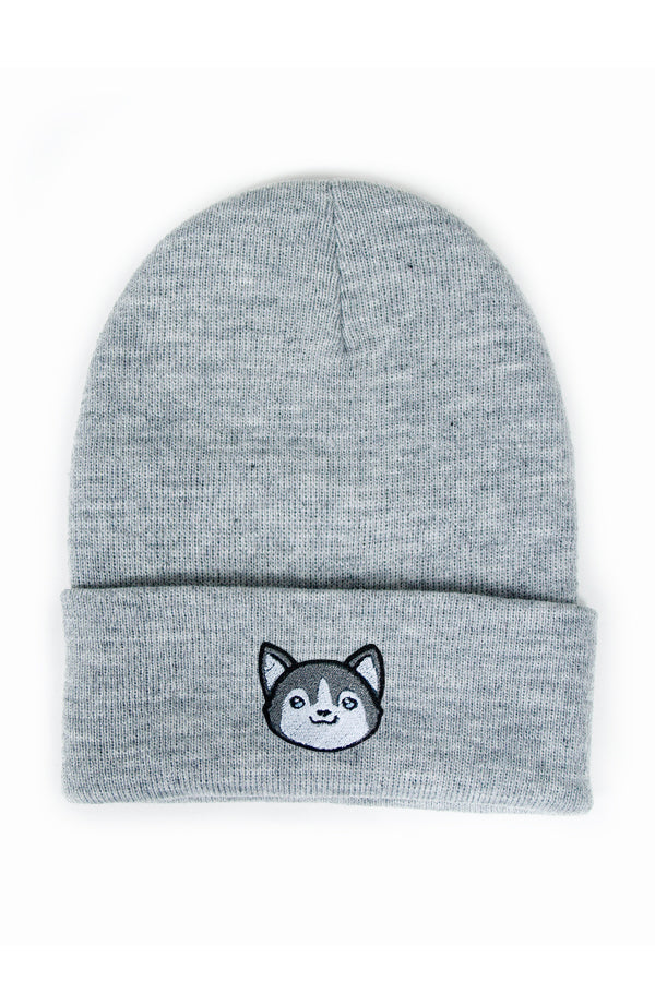 Husky Head Cuffed Beanie