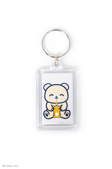 Honey Bear Keychain