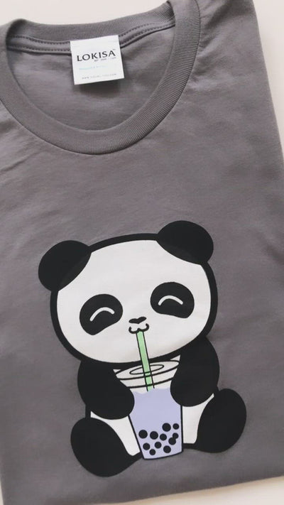 Bubble Tea Boba Panda T-Shirt