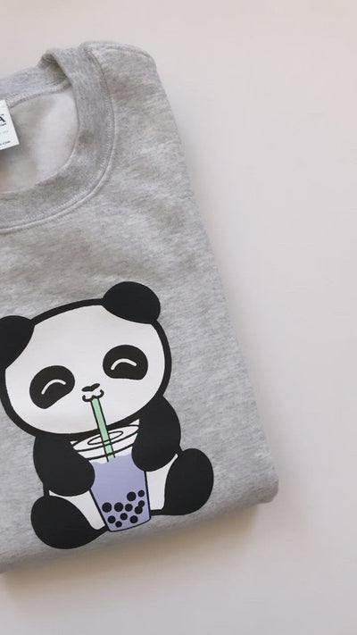 Bubble Tea Boba Panda Sweatshirt
