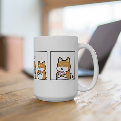 Shiba Inu Buddies Donut Comic Mug