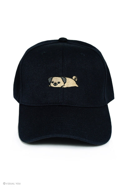 Relaxing Pug Baseball Cap