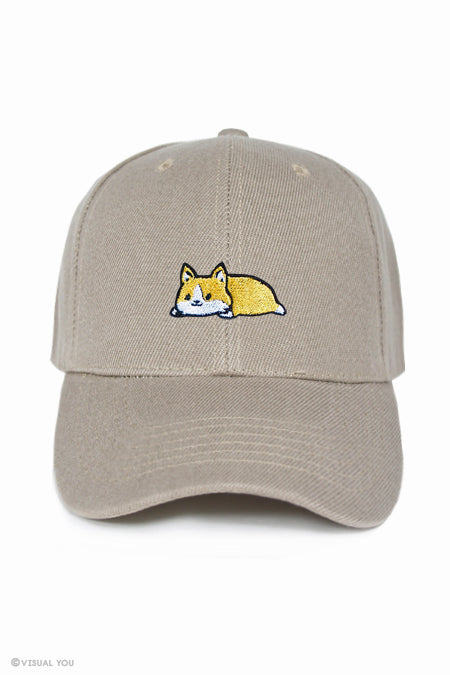 Relaxing Corgi Baseball Cap