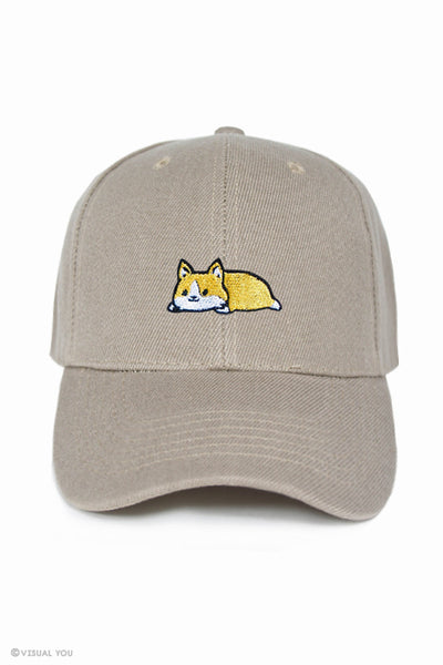 Relaxing Corgi Baseball Cap