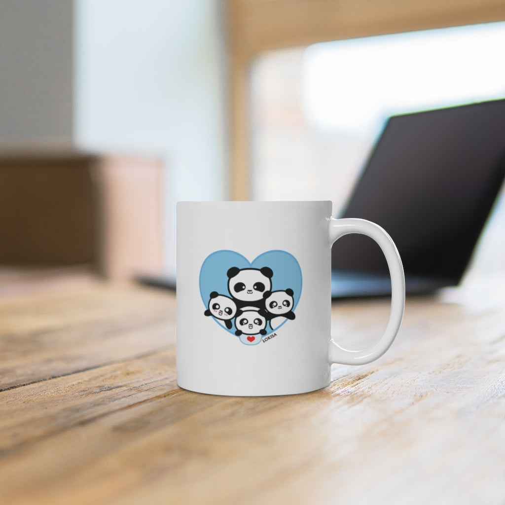 Best Dad forever Panda Mug (3x Cubs)