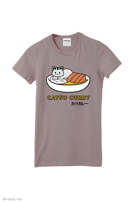 Catsu Curry Kitty Cat T-Shirt